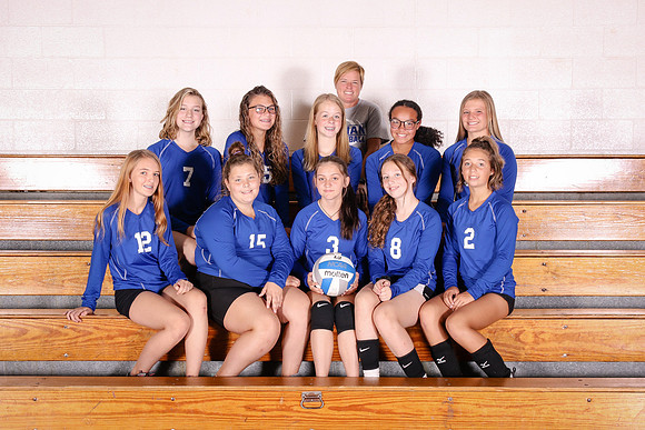 8th grade vb team